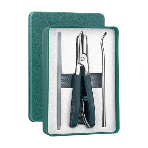 Recortador Para Uñas Encarnadas, Cortaúñas Oblicuos De Acero Inoxidable Con Apertura De Mandíbula Ancha, Antisalpicaduras Para Uñas Gruesas