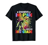 2nd Grade Graduation Hello 3rd Grade T-Rex Dino Boys Kids T-Shirt