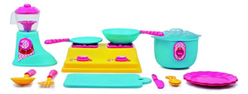 Image of Giggles Kid Nico The Giraffe, Yellow & 9785500 Kitchen Set Deluxe, Multi Color