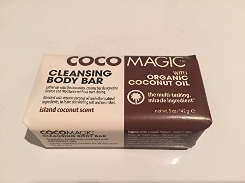 CocoMagic Coconut Oil Cleansing Body Bar 5 oz