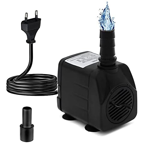 Mini Wasserpumpe Aquarium Klein Tauchpumpe 600L/H 10W Ultra Leises Aquariumpump Springbrunnen pumpe Cover