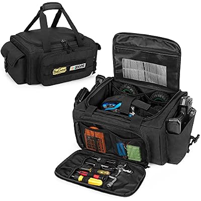 GOBUROS RC Storage Bag for 1/14, 1/16 and 1/18 Car, RC Carry Case with Tool pockets for Easy Storage and Transport (Patent Design)