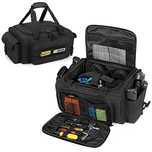 GOBUROS RC Storage Bag for 1/14, 1/16 and 1/18 Car, RC Carry Case with Tool pockets for Easy Storage...
