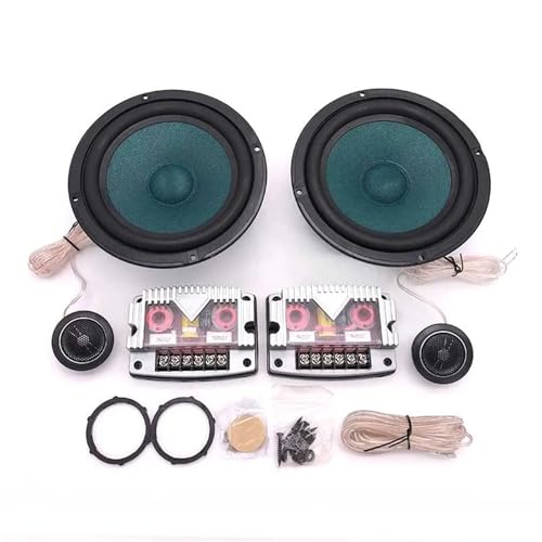 6,5-calowy głośnik samochodowy 4 ohm 380 W z głośnikiem wysokotonowym, zwrotnica, 2-drożny zestaw głośników samochodowych HIFI 6-1/2''