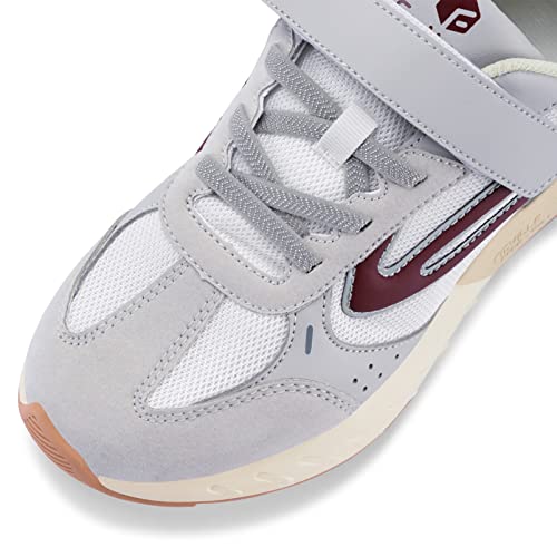 Fitville Women's Tennis Shoes Wide Sneakers Slip Resistant Cushioned Road Running Shoes For Women With Wide Toe Box-Rebound Core V2(Grey, 10 X-Wide) #TOP1
