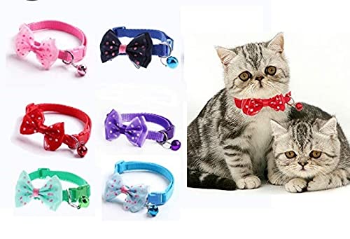 Woofy Puppy tie Collar with Bell | Nylon Safety tie pet Collar | Cute Adjustable Color Design Necktie for Puppy, Dog and Cats (Color May Vary, Pack of 1) (B0BG5THR8B) Amazon Price History, Amazon Price Tracker
