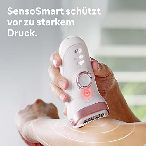 Braun 4210201190301 Silk-epil 9 9/990 SkinSpa SensoSmart Epilierer mit 13 Extras, rosegold - Image 5