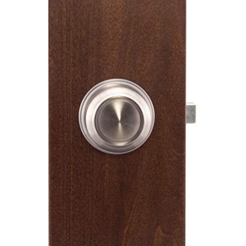 Milocks Df-02Sn Electronic Keyless Entry Touchpad Deadbolt Door Lock & Copper Creek Ck2020Ss Colonial Door Knob, Passage Function, 1 Pack, Satin Stainless #TOP6