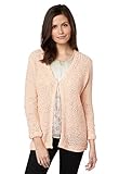  Bonita Damen Cardigan Strickjacke Jacke apricot Langarm 1207036 (L)