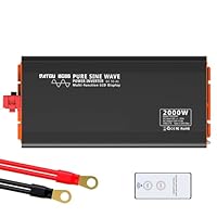 Amazon.co.jp: DATOUBOSS インバーター 正弦波 12V 24V 2000W瞬間最大 