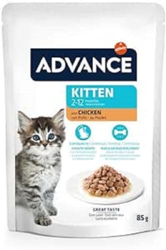 Produktbild von Advance Kitten Huhn - 12 x 85 g