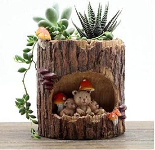 植木鉢 多肉植物 寄せ植え 鉢 可愛い 動物 フラワーポット 飾り 定番のお歳暮 プランターデザイン小物 Diy おしゃれ ベア