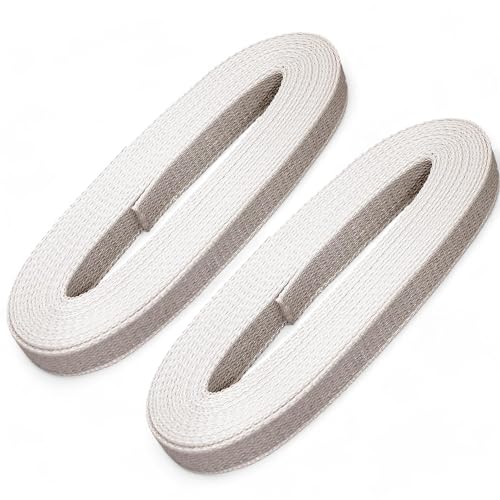 Lot de 2 sangles pour volets roulants 22 mm Gris et or pour fenêtre résistant 2 pièces bicolore 5 m pour fenêtres
