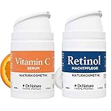 natron gegen pigmentflecken 🧪ZWEI AKTIVE, ANTI AGING-INHALTSSTOFFE: Durch die Kombination von Retinol mit Vitamin C wird diese neue Tag- und Nacht-Routine zu Ihrem Must-have für jünger aussehende Haut und einen strahlenderen Teint. Vitamin C (morgens): Haben wir entschieden, Vitamin C (Ascorbinsäure) in seiner Form als Natriumascorbylphosphat zu integrieren, das eines der stabilsten Derivate dieses Wirkstoffs ist. Retinol (abends): Nach aktuellen wissenschaftlichen Studien einer der besten Anti-Aging-Wirkstoffe.