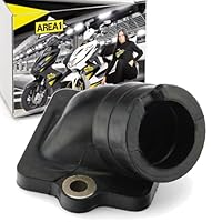 Area1 Ersatz Ansaugstutzen für 50ccm kompatibel mit Piaggio TPH Zip NRG Power mc2 mc3 Liberty Fly Free Passend für Gilera Runner, Vespa S Primavera ET2 ET4 LX LXV Sprint, Aprilia SR50R Motard Scarabeo