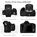Rieibi EOSR50 EOS R50 Case, Soft Silicone Protective Case for Canon EOS R50 EOSR50 Vlogging Camera, Lightweight EOS R50 Camera Case Cover Grip Body Skin - Black