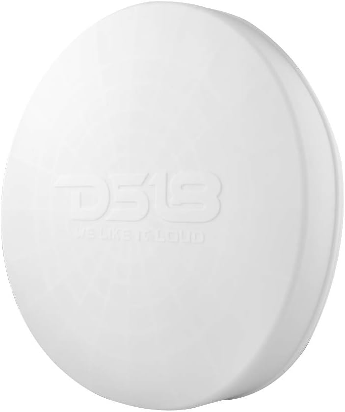 DS18 Hydro CS-12/WH 12" Silicone Marine Speaker Cover - Sun, Water, Dust Protection - Special Edition (Pair)
