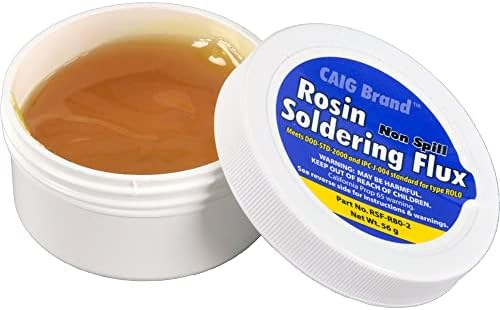 CAIG LABORATORIES LABS RSF-R80-2 Rosin Flux Soldering 2094258 Paste Jar, 56 g, 1.5"