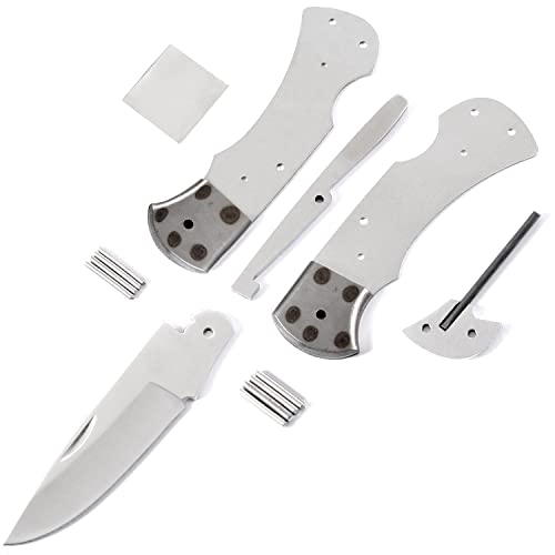 Ezsmith Knife Making Kit - Ranger Lockback - Diy Folding Knife Series - (Parts Kit) - (No Handles) - (Gift Boxed) - (Usa Design) - (By Knifekits) #TOP4
