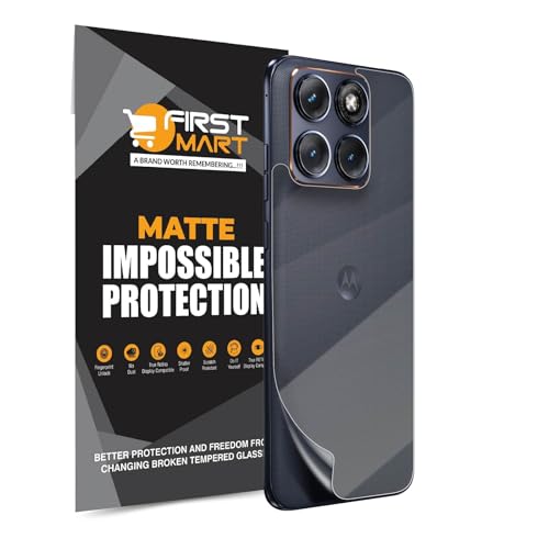 Image of FIRST MART Matte Back Screen Protector for Motorola Edge 70 Fusion - TPU Anti-Glare Protection, Anti-Slip, Bubble-Free, Edge to Edge Coverage [ 1 Pack]