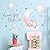 Yovkky Dream Big Little One Elephant Wall Decals, Peel and Stick Wall Stickers Pink Hot Air Balloon Grey Stars Nursery Decor, Home Kitchen Room Decorations Boys Girls Kids Bedroom Art Party Supplies