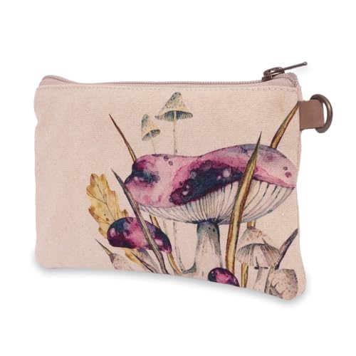 COTT N CURLS Mushrooms Wristlet Wallets for Women - 4.7