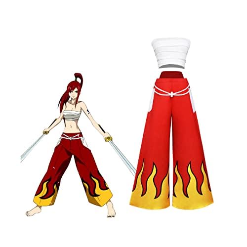 【即日発送可能】 フェアリーテイル エルザ・スカーレット コスプレ 衣装 服 Fairy Tail フェアリーテイル エルザ·スカーレット コスプレ 衣装