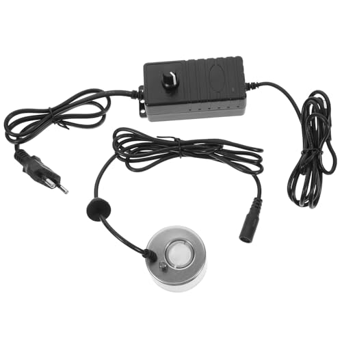 OSALADI Generatore di Nebbia ad Ultrasuoni Regolabile 46 CM senza Luce per Giardino Roccioso e Bonsai Macchina per la Nebbia da Esterno Alimentazione Ac220V Nebulizzatore per Laghetti