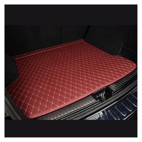 Tapis coffre voiture imperméable et lavable protection sur mesure Peugeot 4008 vin rouge