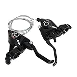 MonstGear 3x7 Speed Shifter MTB Bike Brake Lever Combo with Inner Shift Cables