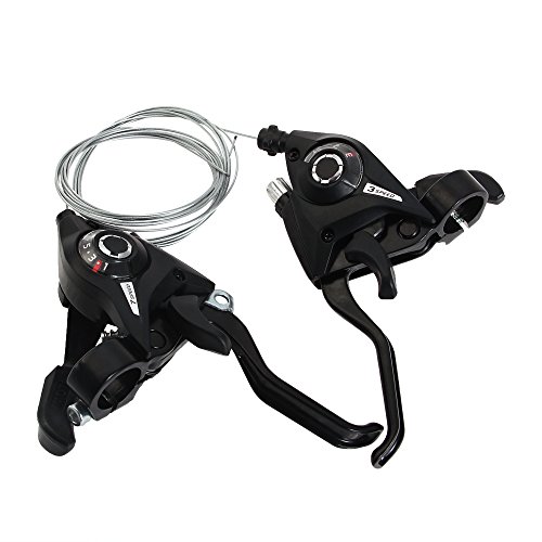 MonstGear 3x7 Speed Shifter MTB Bike Brake Lever Combo with Inner Shift Cables