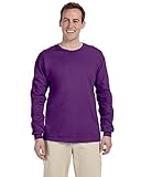 Gildan Men's Double Needle Rib Knit T-Shirt, Purple, 2XL