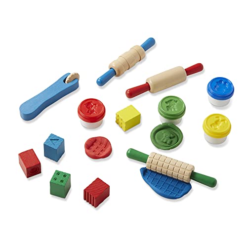 Melissa & Doug Shape, Model, And Mold Clay Activity Set - 4 Tubs Of Modeling Dough And Tools - Arts And Crafts For Kids Ages 3+ #TOP2