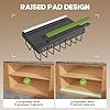 Lozovin Pull Out Pots and Pans Organizer Under Cabinet, Sliding Lid Holder and Pan Rack in Kitchen, Slide Out Inside Cabinet Storage for Pot Lid, Bakeware, Dishes, 8 Adjustable Dividers, 2 Pack Black #2