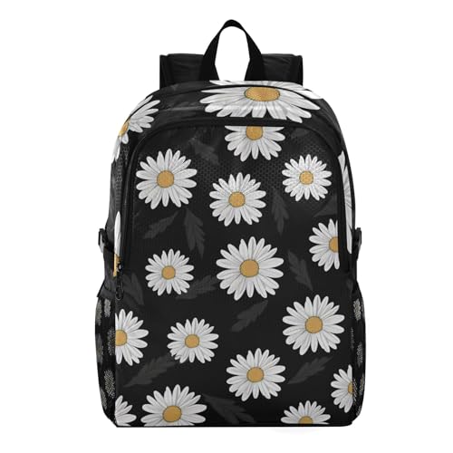 Mochila plegable ligera para senderismo y viaje negra miniatura 1