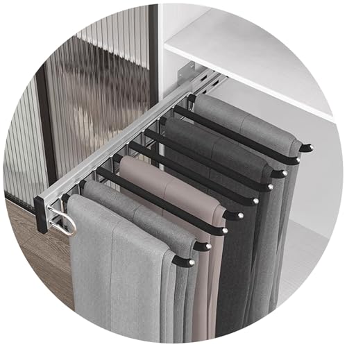 Porte-pantalons extensible Hanr à montage latéral pour dressing