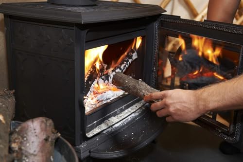Miniatura 4 de Bestline Leña Encina Seca Ecológica Cortada En Troncos Medianos Para Barbacoa, Chimenea, Caldera Y Estufa, 12kg