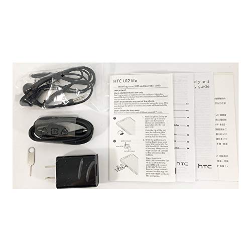 Htc U12 Life (2Q6E100) 6.0 Inchs With 4Gb Ram / 64Gb Storage, (Gsm Only, No Cdma) Factory Unlocked International Version No-Warranty Cell Phone (Moonlight Blue) #TOP3