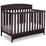 Delta Children Sutton 4-in-1 Convertible Baby Crib, Espresso Java