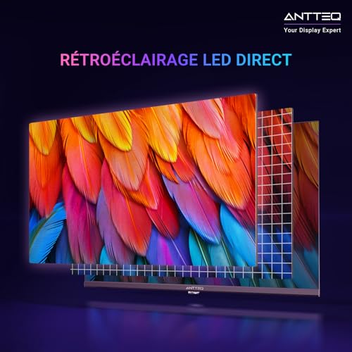 Antteq Vita V32-AH3Q1L Smart TV 32 Pouces (80cm), Vidaa OS Télévision avec Appli Mobile,APP Store,Share to TV, Molotov/Netflix/DAZN/WiFi,HDMI,2025 – vue 5