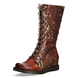 LAURA VITA Bottes pour Femmes Ercnaulto 41, Pointure:38 EU, La Couleur:Marron