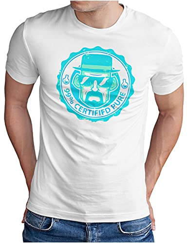 T-shirt Heisenberg pour homme blanc du S au 4XL OM3