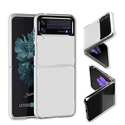 Faseer Designed for Samsung Galaxy Z Flip 3 5G Case, [20X Anti-Yellow] Heavy Duty Protective Phone Case for Samsung Z…