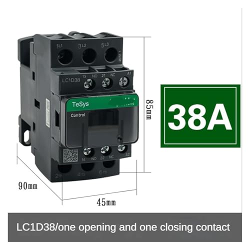 Contacteur tripolaire LC1D09 noir 220V compact à bobine interchangeable - 2