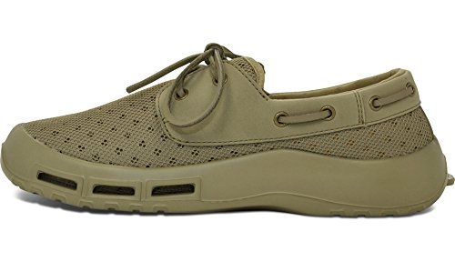 SoftScience The Fin Men's Boating/Fishing Shoes - Khaki, Size 8