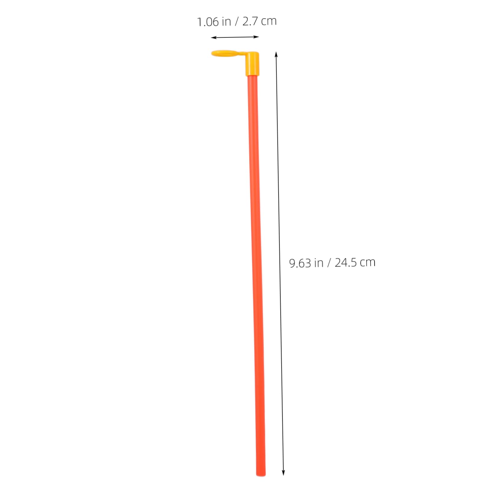 SUPVOX 10pcs Plastic Lantern Poles Handles for Boys and Girls DIY Birthday Party Decorations and Home Decor