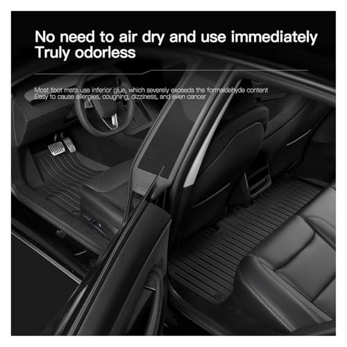 Tapis de sol pour Tesla Model 3 coffre bagages tapis auto TPE Highland