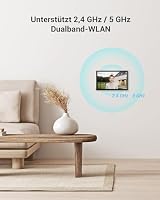 EZVIZ 2K Video Türklingel Kit mit Türsprechanlage & Doppelten 7-Zoll-Farb-Touchscreens, KI Personenerkennung und Zwei-Wege-Audio, Gegensprechanlage mit Türöffner, Dualband-WLAN, HP7 2-Familien-Kit – Ansicht 8