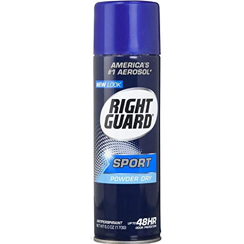 Right Guard Aerosol Sport Powder Dry Antiperspirant, 6 Oz (Pack Of 8) #TOP12