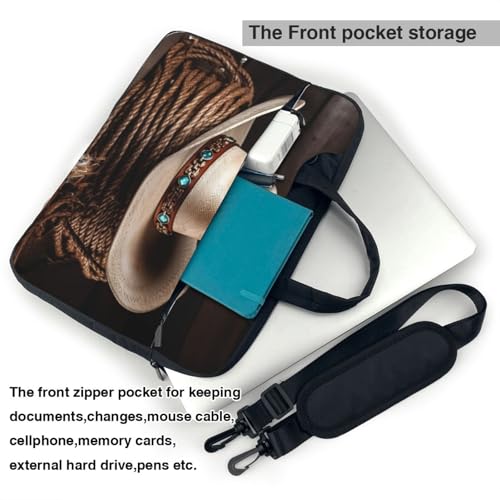 Bolso Tote para Laptop American West Rodeo Hat miniatura 3